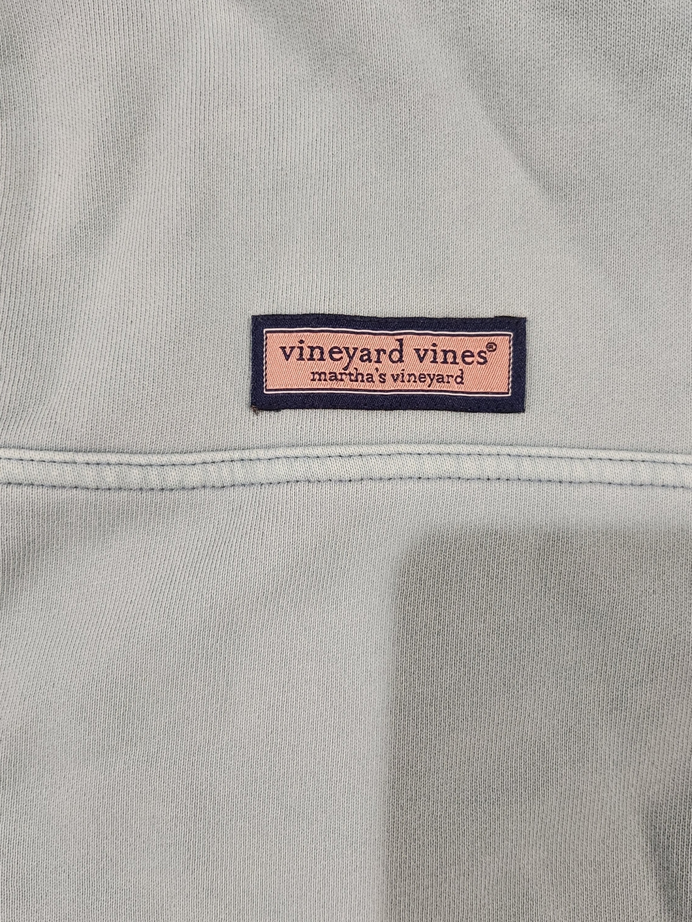 Vineyard Vines Light Blue Quarter-Zip Pullover - Picture 2 of 5